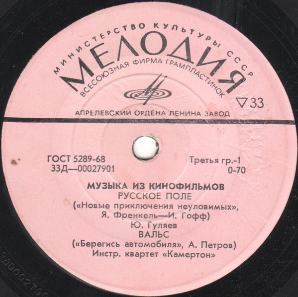 Музыка из кинофильмов