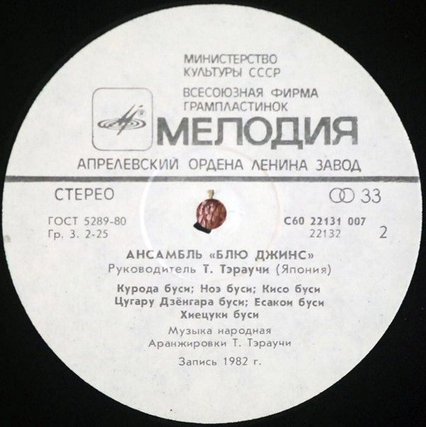 Ансамбль "Блю Джинс" п/р Т. Тэраучи (Япония)