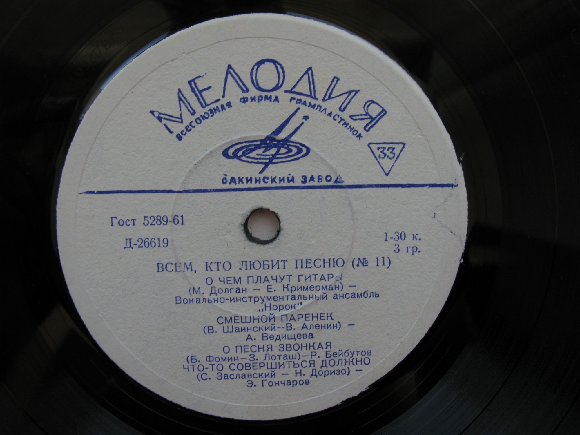 Всем, кто любит песню (№ 11)