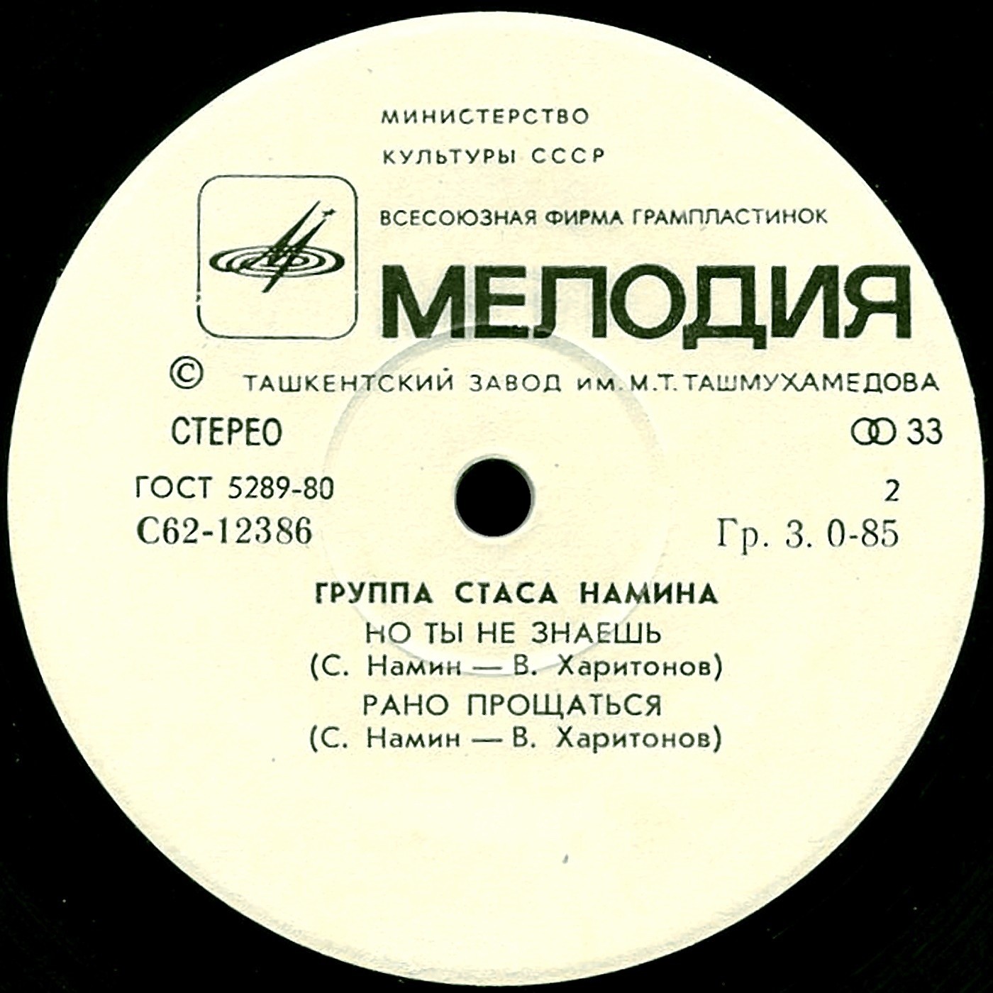 Группа Стаса Намина