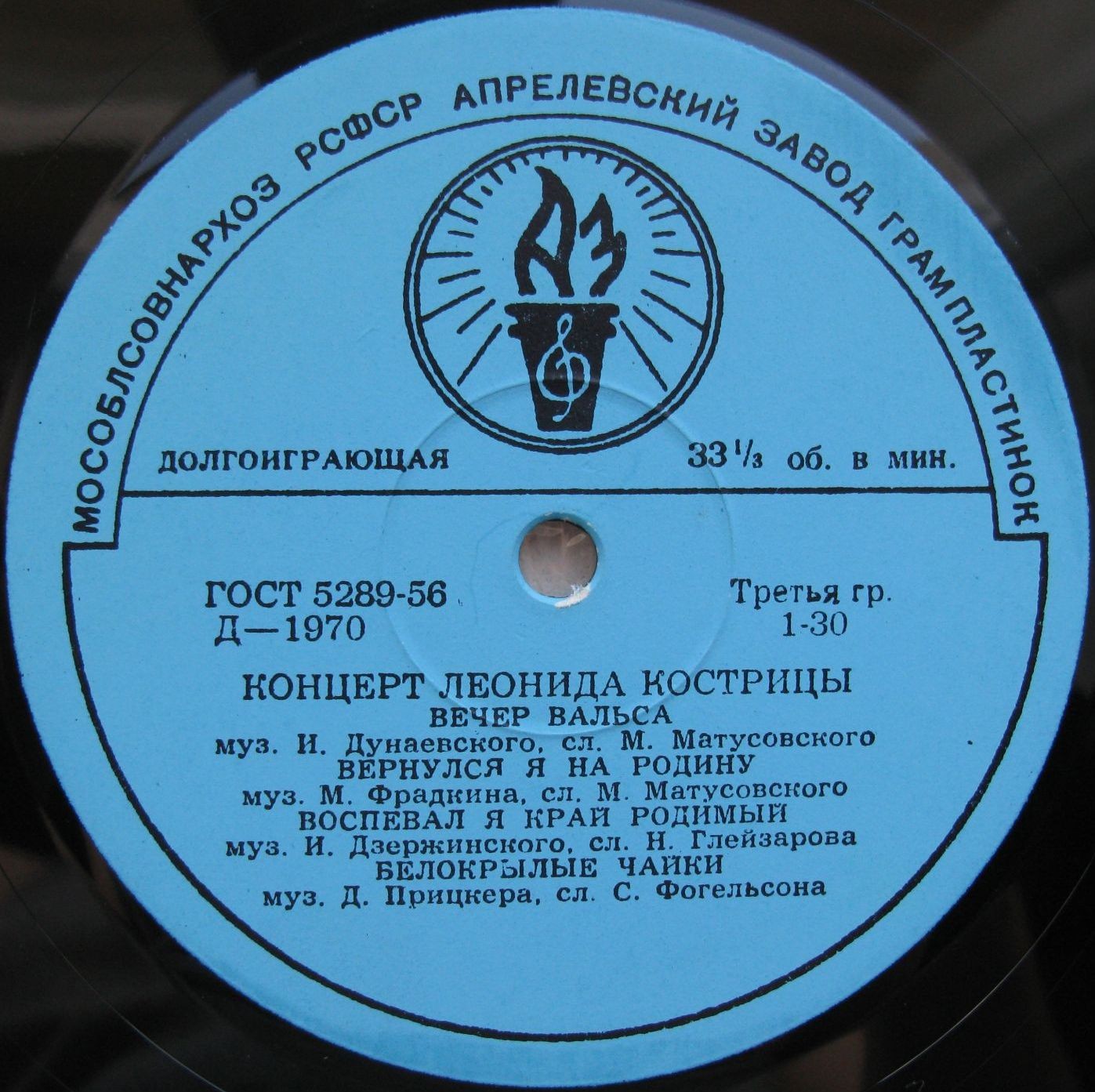 Концерт Леонида Кострицы