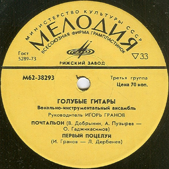 ВИА "Голубые гитары"