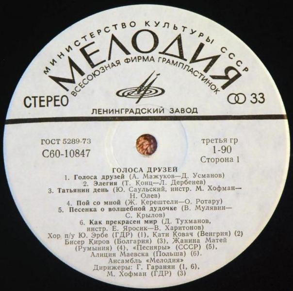 Голоса друзей