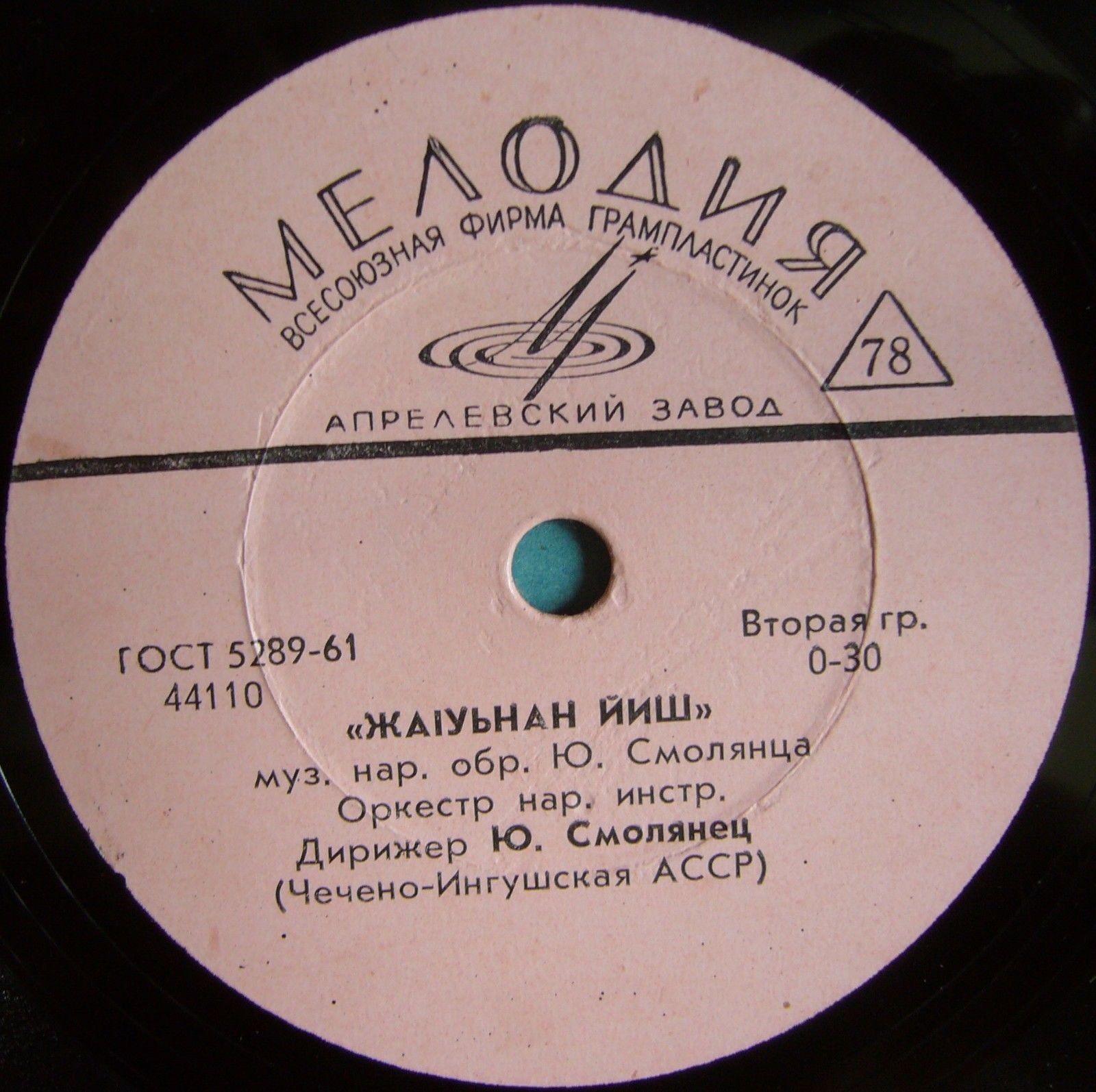 ОРКЕСТР НАР. ИНСТР. п/у Ю. Смолянца