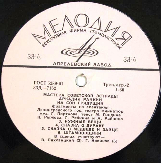 Аркадий Райкин. На сон грядущий