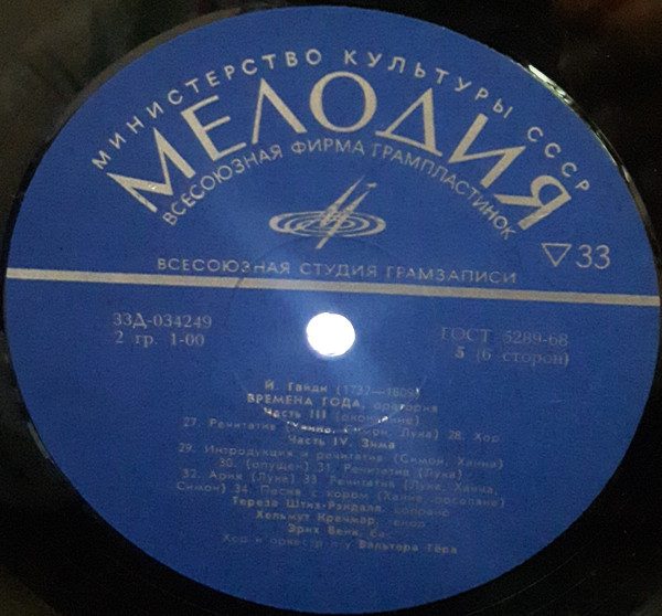 Й. Гайдн. "Времена года", оратория