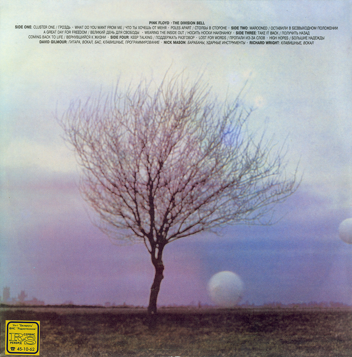 Pink Floyd. The Division Bell (2LP)