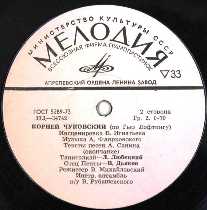 Корней Чуковский (по Гью Лофтингу). АЙБОЛИТ И ПЕНТА