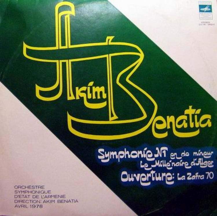 Symphonie no. 1 en do mineur : Le millénaire d'Alger / Akim Benatia.