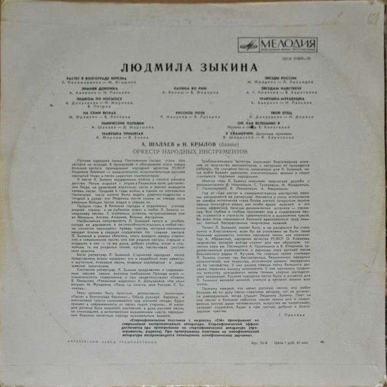 Людмила ЗЫКИНА