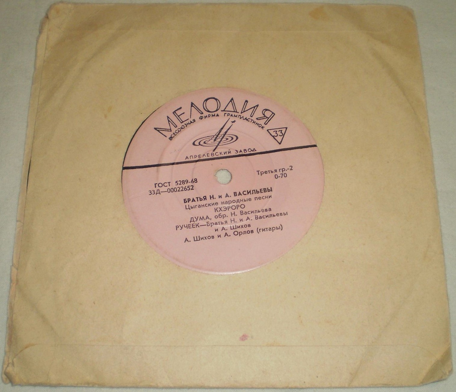 Братья Николай и Алексей ВАСИЛЬЕВЫ. Цыганские песни