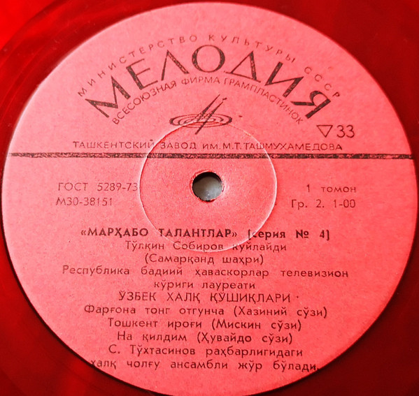 «МАРХАБО ТАЛАНТЛАР» (лауреаты Республиканского телевизионного конкурса художественной самодеятельности). Вып. 4