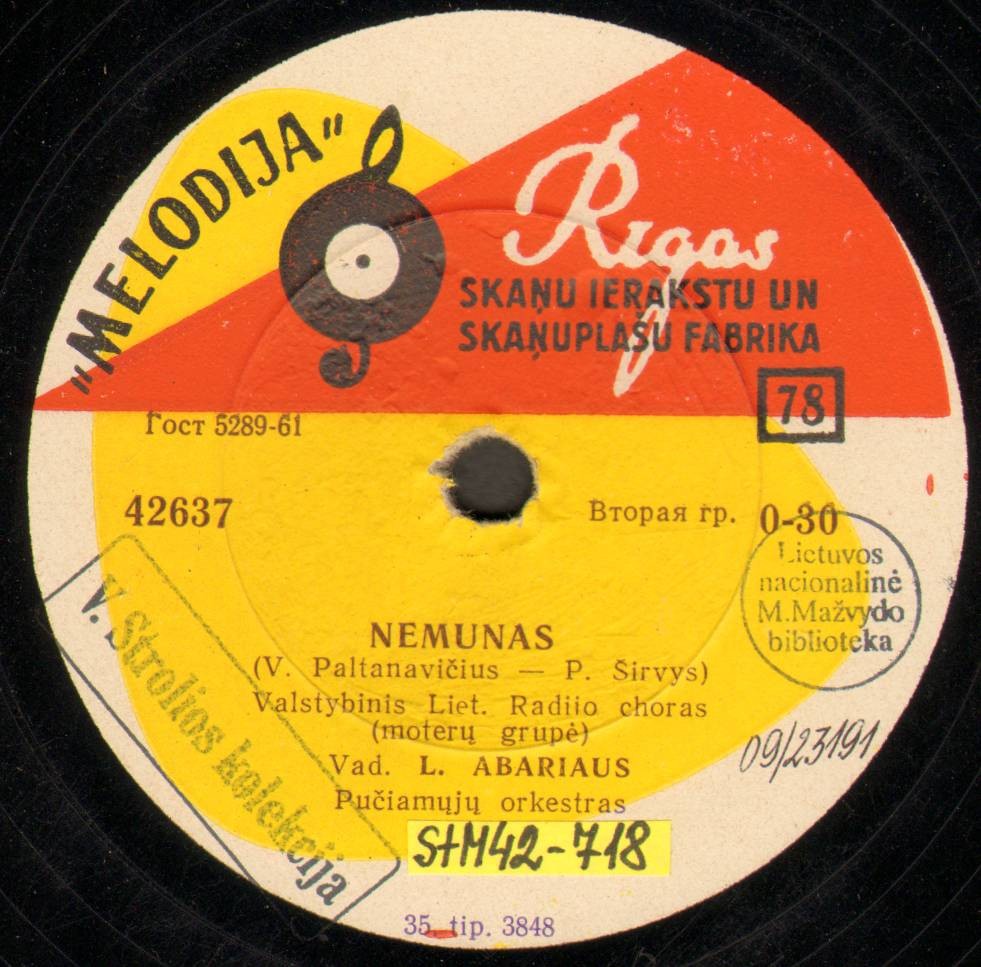 Valstybinis Lietuvos Radijo choras, vad. L. ABARIAUS