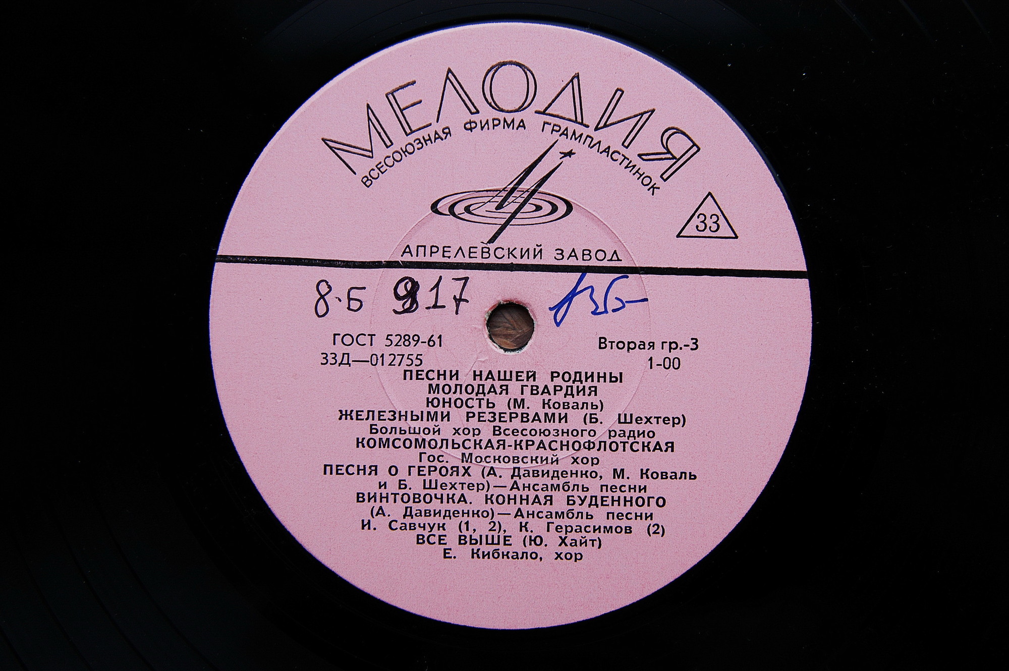 Антология русской советской песни. Песни нашей Родины (2)