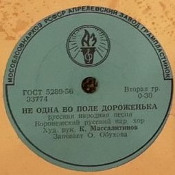 Воронежский хор - Не одна во поле дороженька / Ой, мороз, мороз