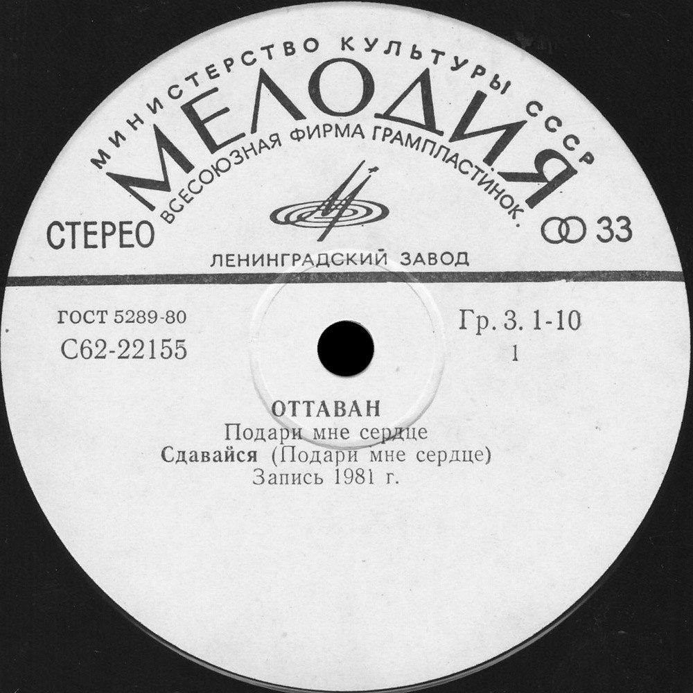 АНСАМБЛЬ "ОТТАВАН" (Ottawan) "Подари мне сердце"- на английском языке