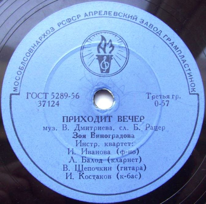 Зоя Виноградова