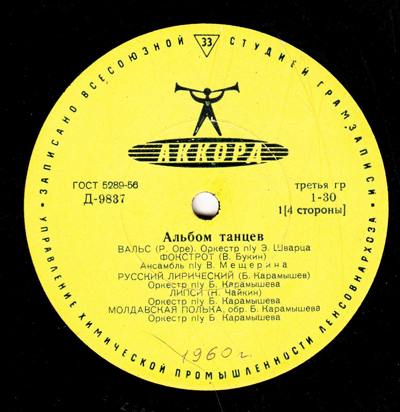 Альбом танцев