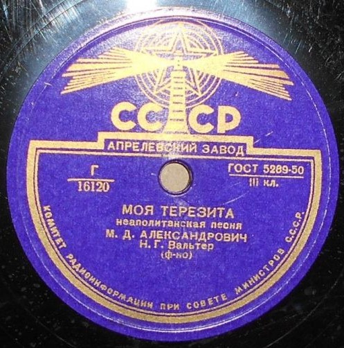 М. Александрович — Нет, разлюбила ты / Моя Терезита