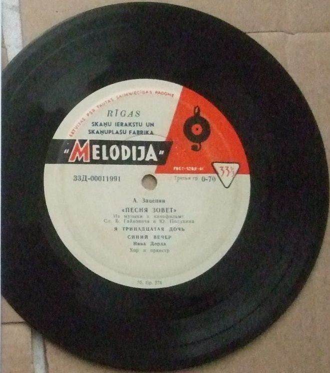 А. ЗАЦЕПИН. Из музыки к к/ф «Песня зовет»