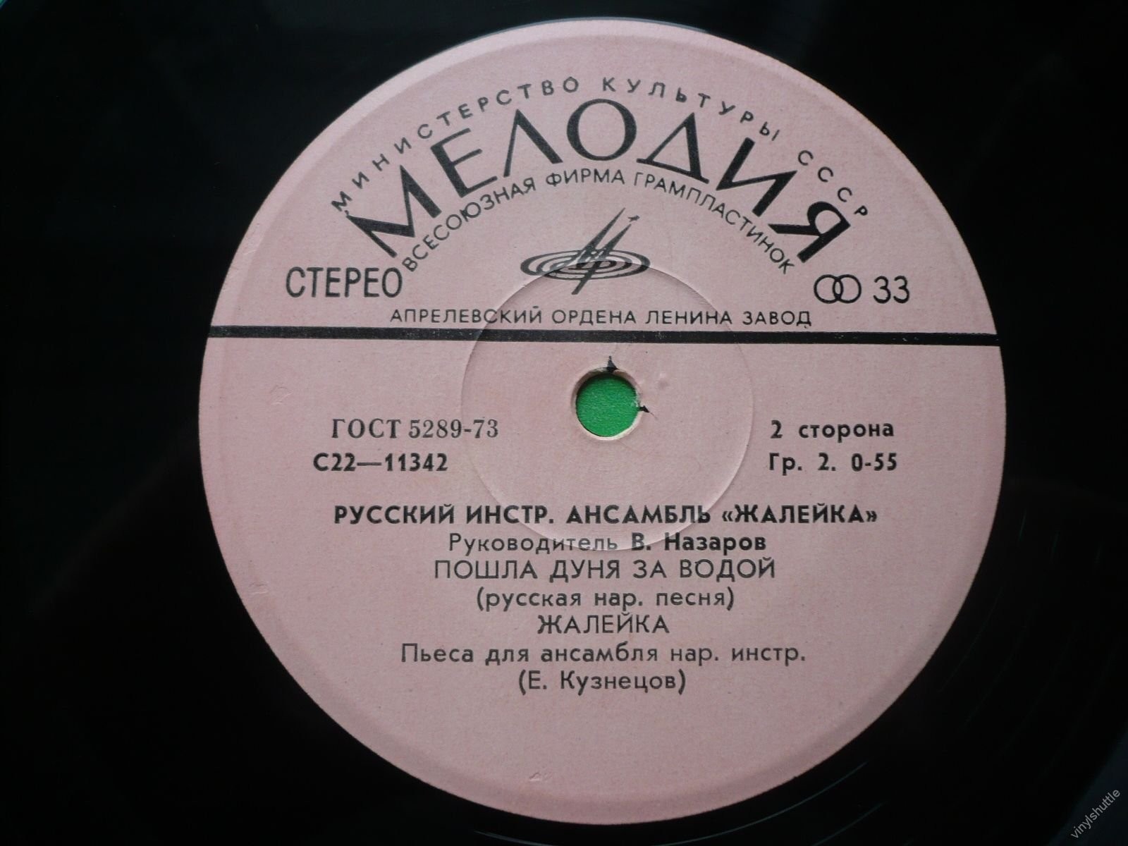Русский инструментальный ансамбль «Жалейка». Руководитель В. НАЗАРОВ. Русские народные песни