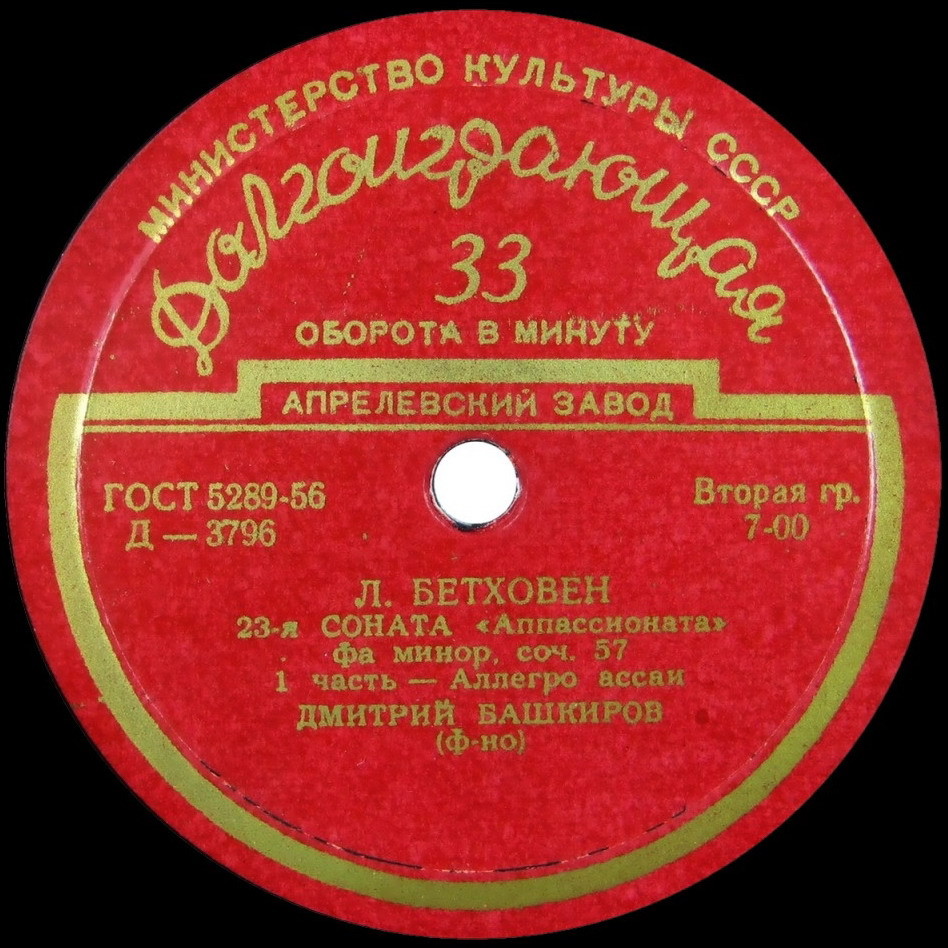 Л. Бетховен: Соната № 23 "Аппассионата" (Дмитрий Башкиров, ф-но)