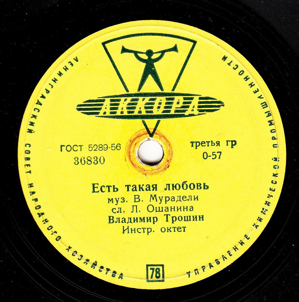 Владимир Трошин — Журавли / Есть такая любовь