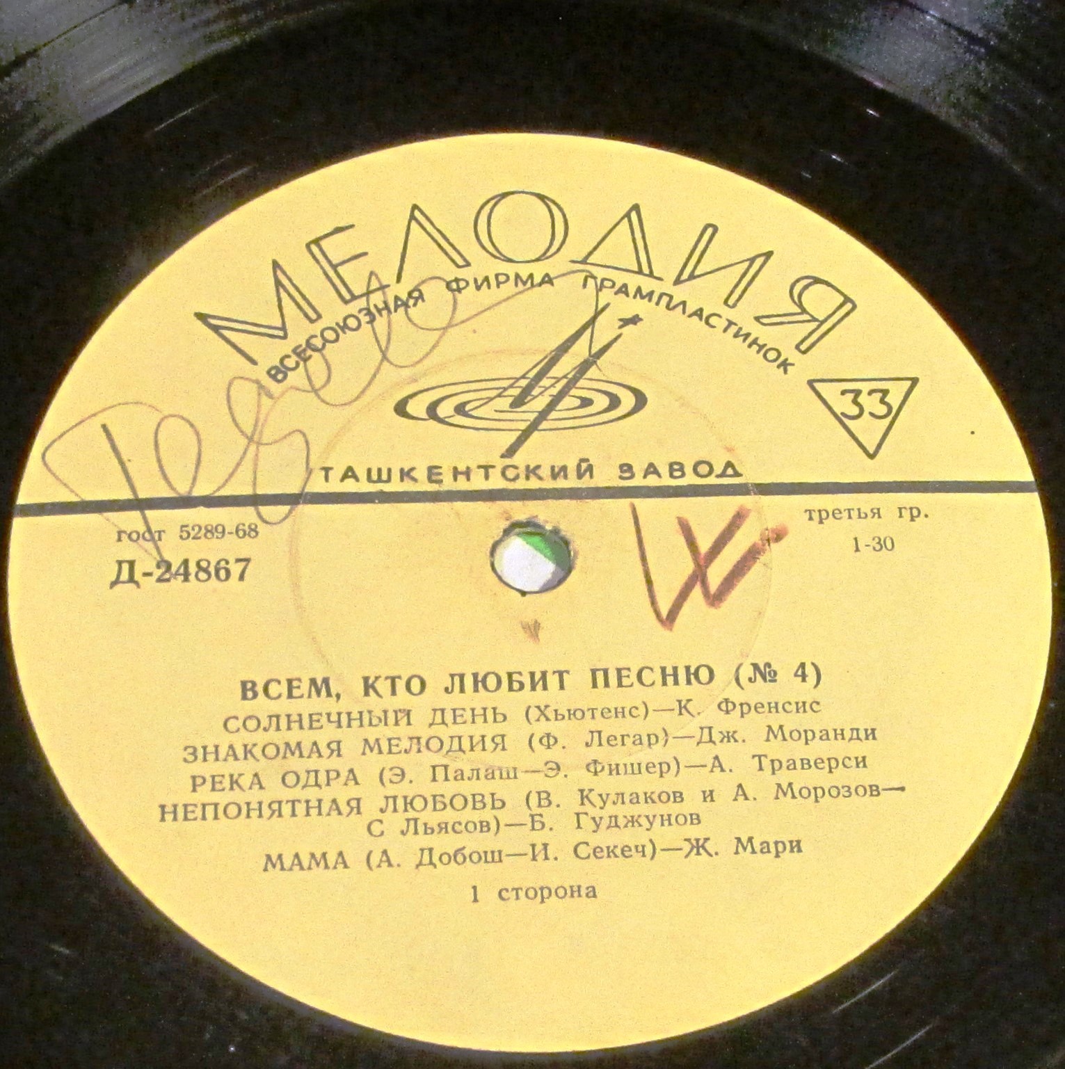 Всем, кто любит песню (№ 4)