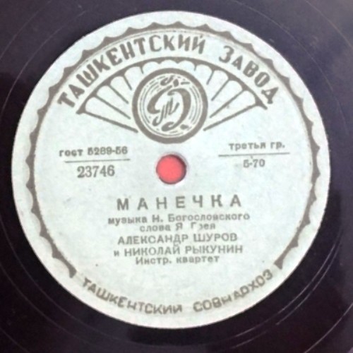Александр Шуров и Николай Рыкунин - Манечка / Заело