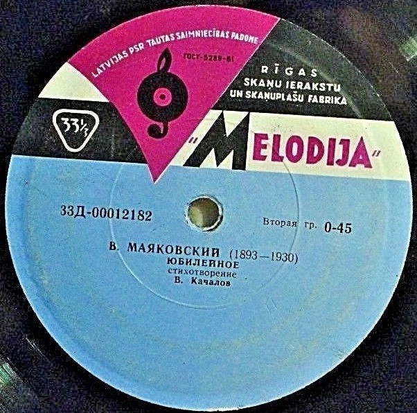 В. Качалов читает стихи Есенина и Маяковского