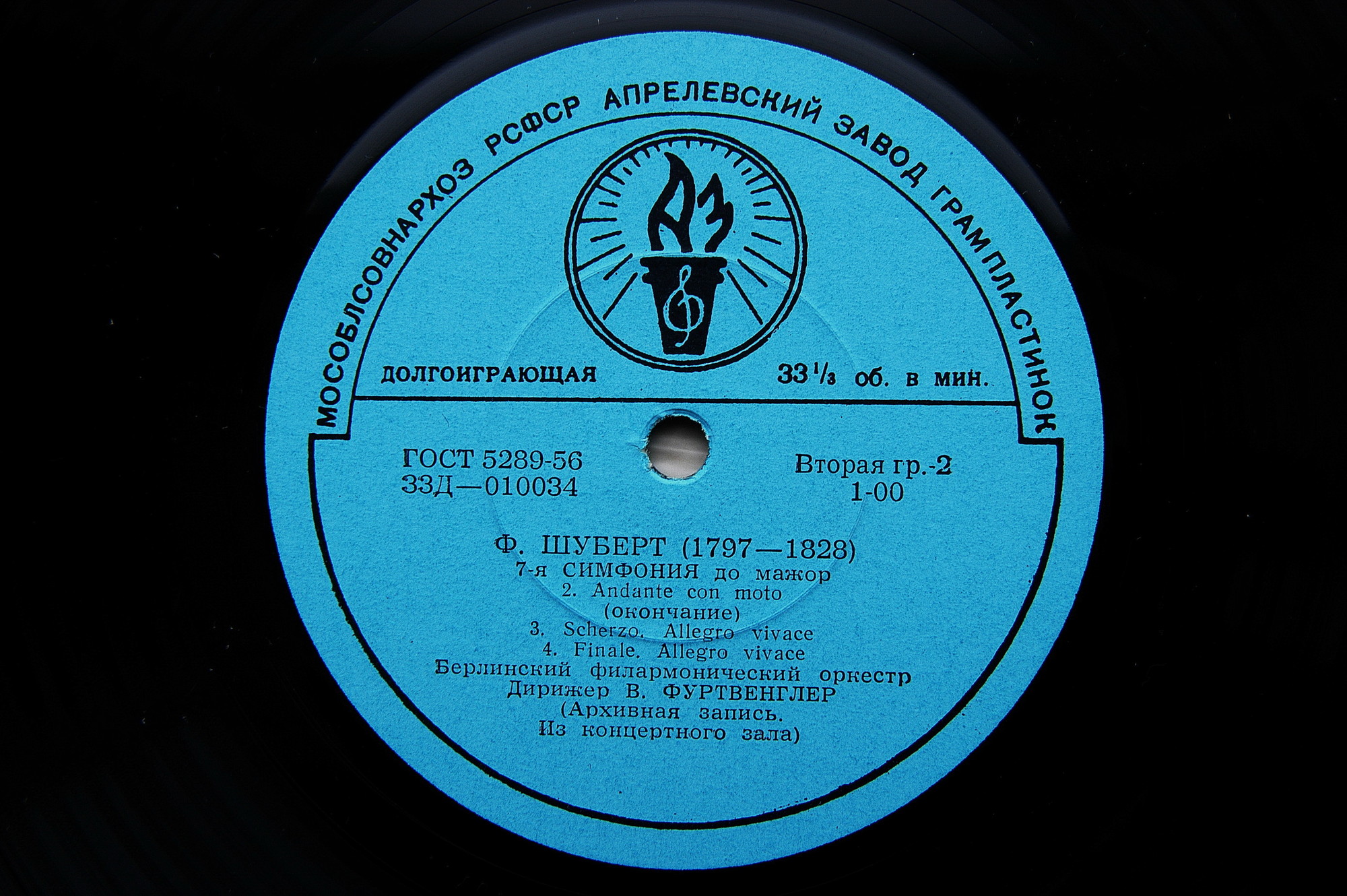 Ф. ШУБЕРТ Симфония № 7 (В. Фуртвенглер)