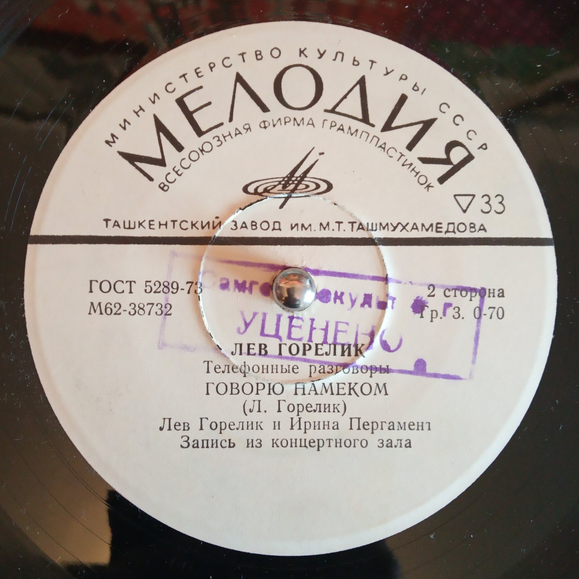 Лев ГОРЕЛИК. Телефонные разговоры