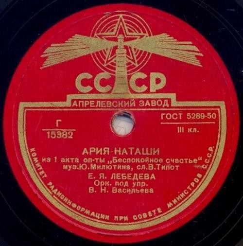 Е. Лебедева и М. Качалов