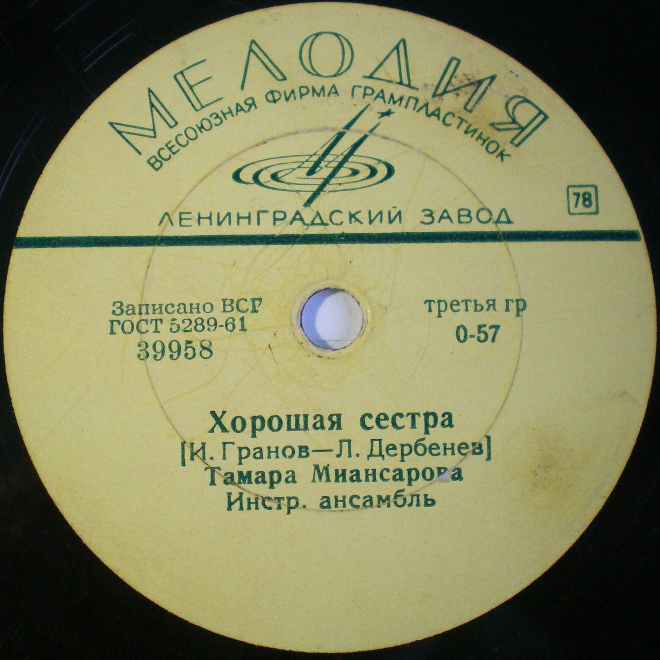 Тамара Миансарова - Бабушка, научи меня танцевать / Хорошая сестра