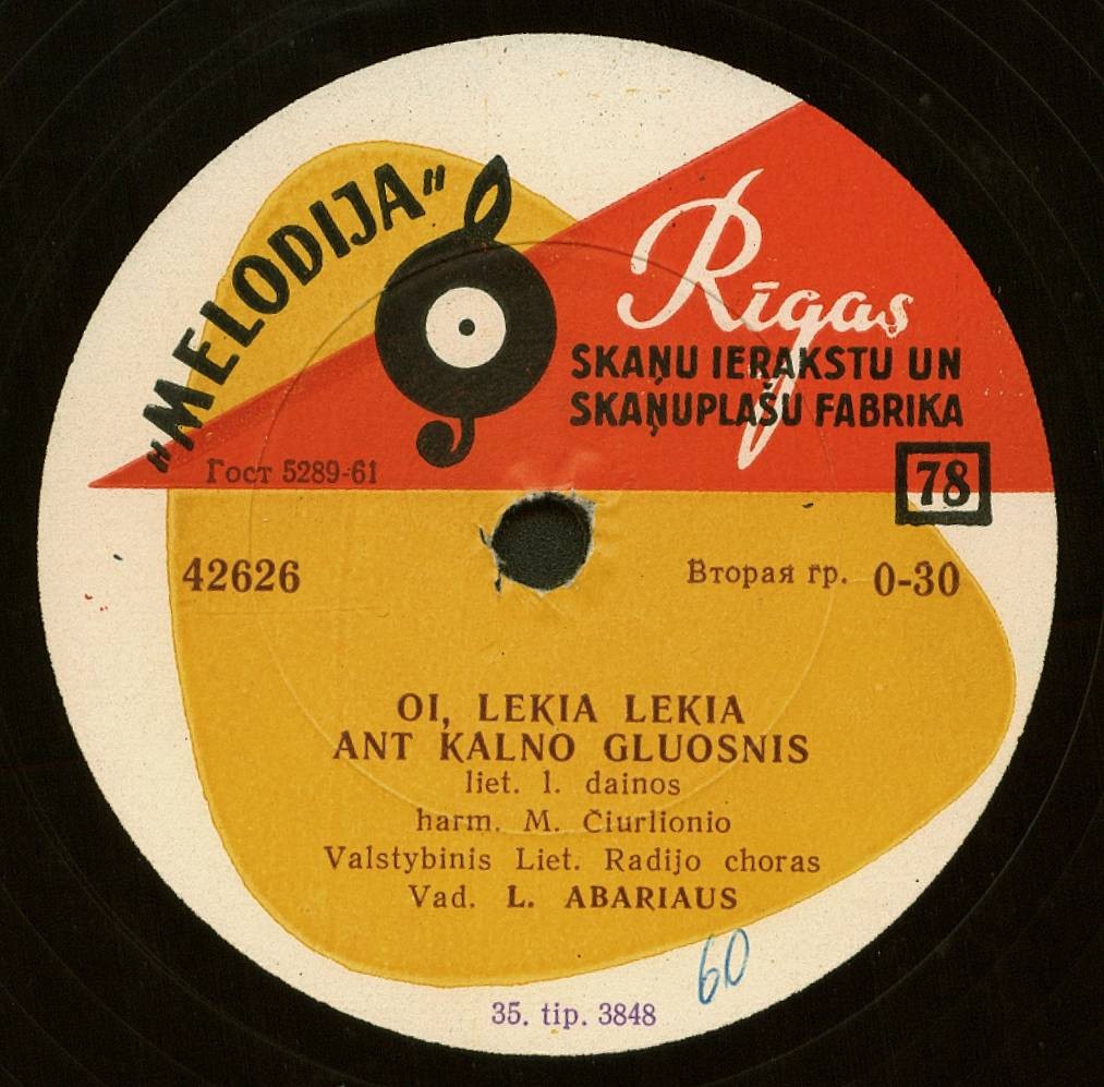 Valstybinis Liet. Radijo choras. Vad. L. ABARIAUS