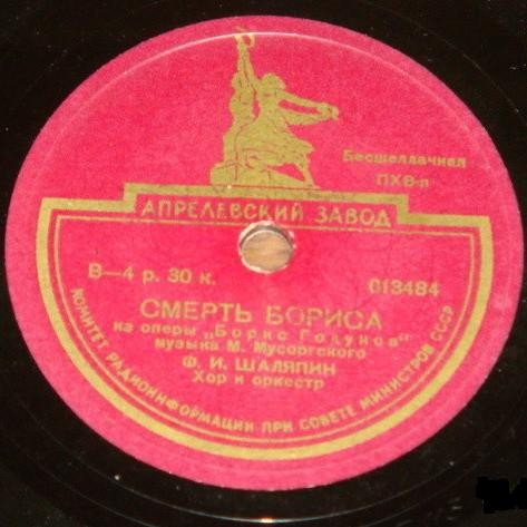 Ф. И. Шаляпин - Смерть Бориса / Прощание Бориса