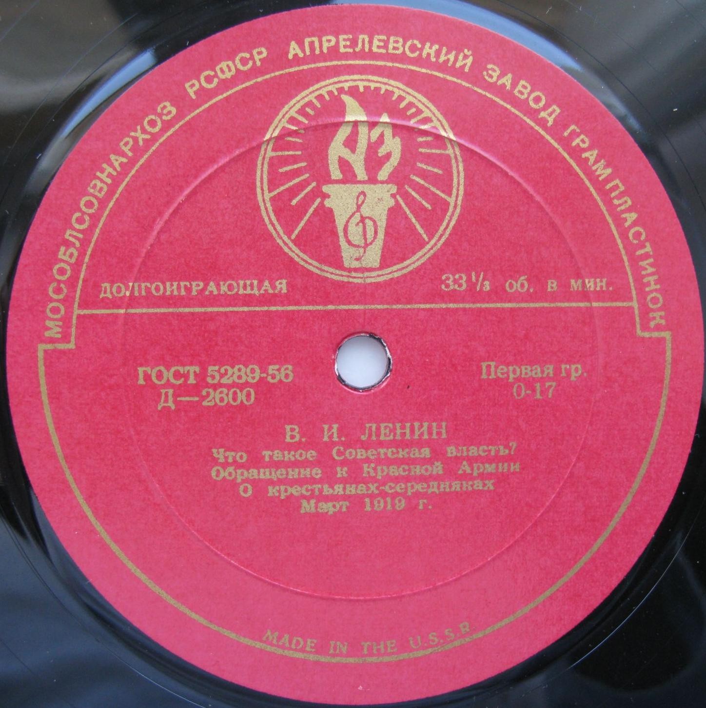 Речи В. И. Ленина