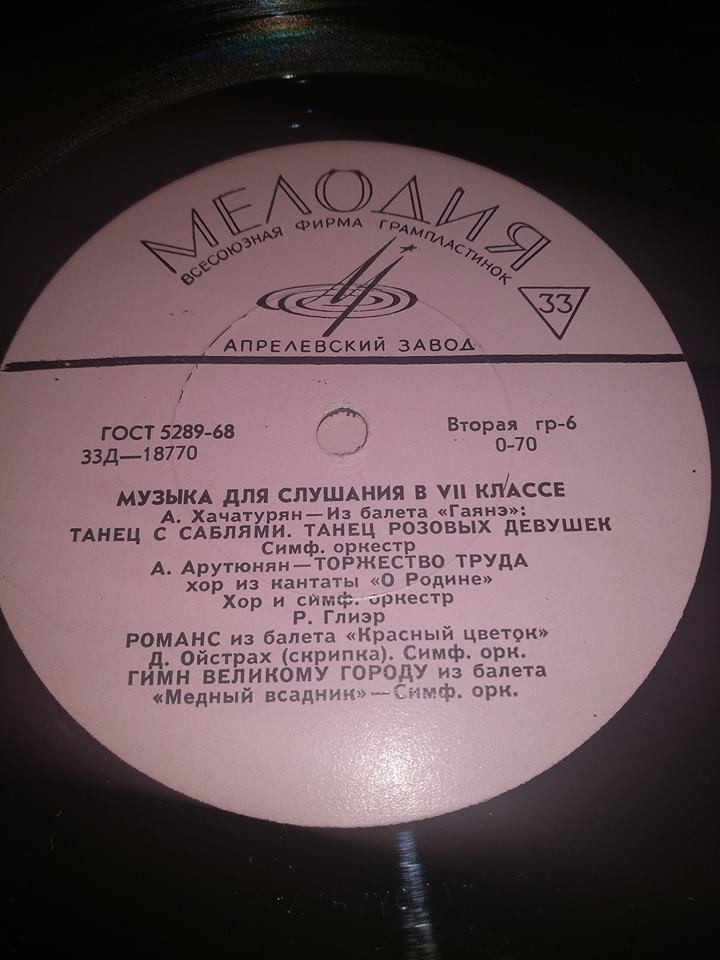 Музыка для слушания в VII классе