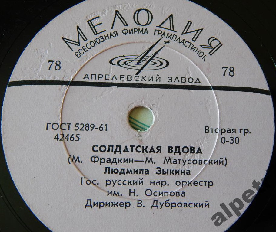 Людмила Зыкина — Солдатская вдова / Ой, снег-снежок
