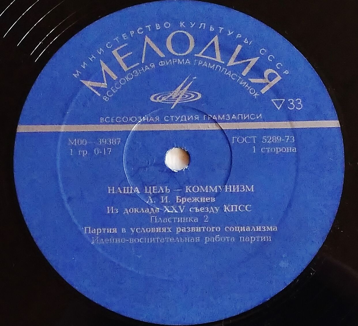 Л. И. Брежнев. "Наша цель — коммунизм"