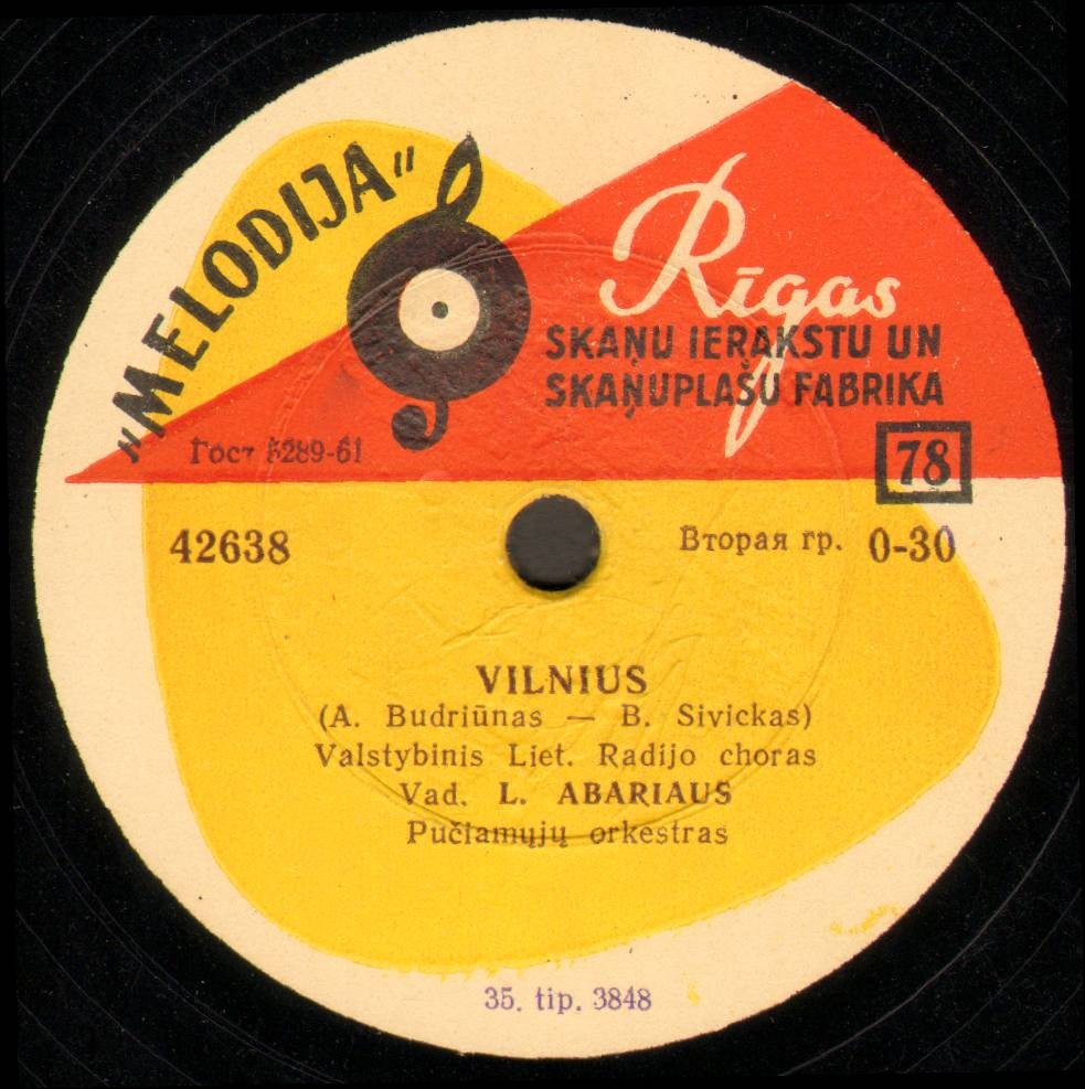 Valstybinis Lietuvos Radijo choras, vad. L. ABARIAUS