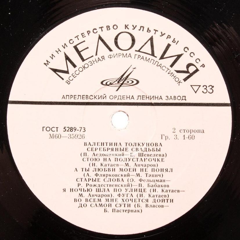 Валентина Толкунова