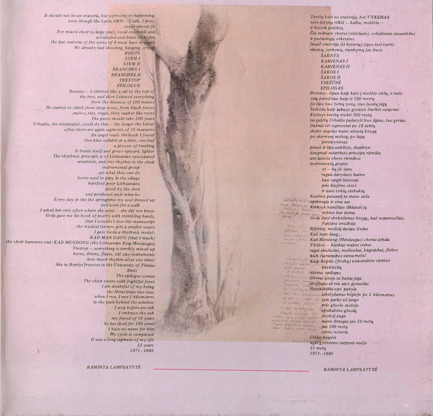 КУТАВИЧЮС Бронюс (Bronius KUTAVIČIUS). «Iš Jotvingių Akmens/Pasaulio Medis»