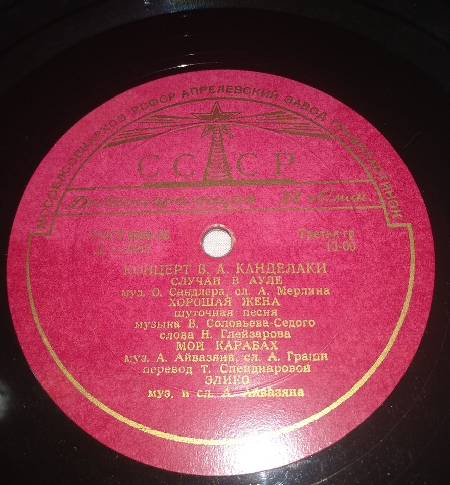 Концерт В.А. Канделаки