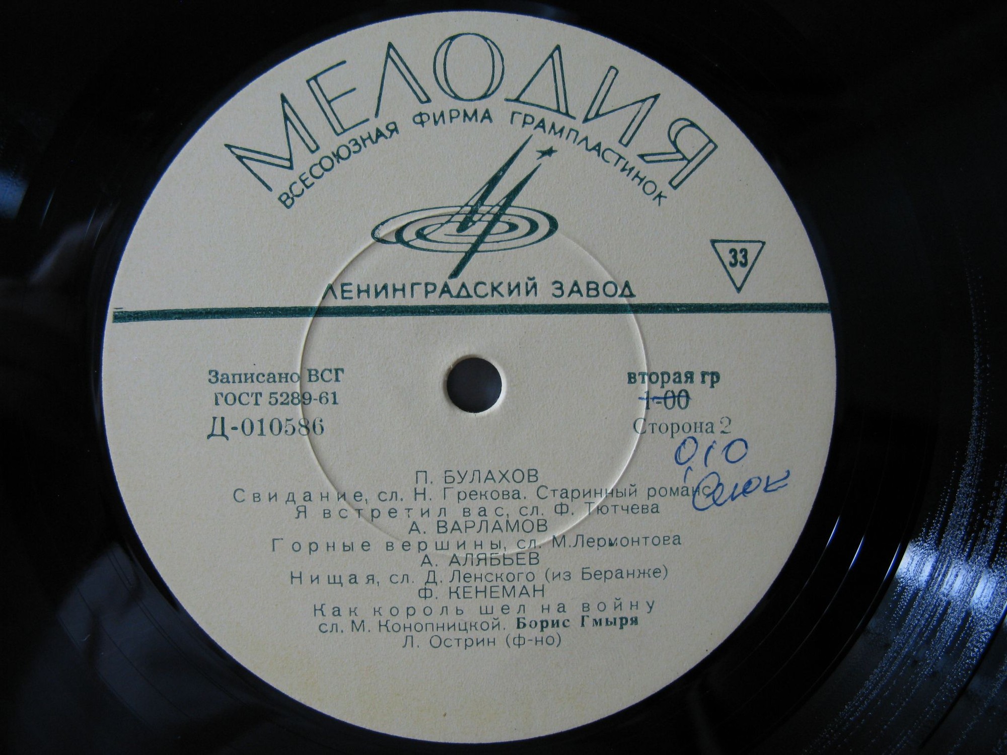 Борис ГМЫРЯ, бас