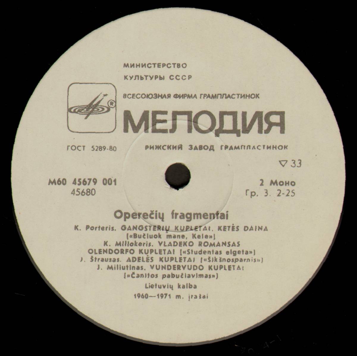 СОЛИСТЫ КАУНАССКОГО МУЗЫКАЛЬНОГО ТЕАТРА