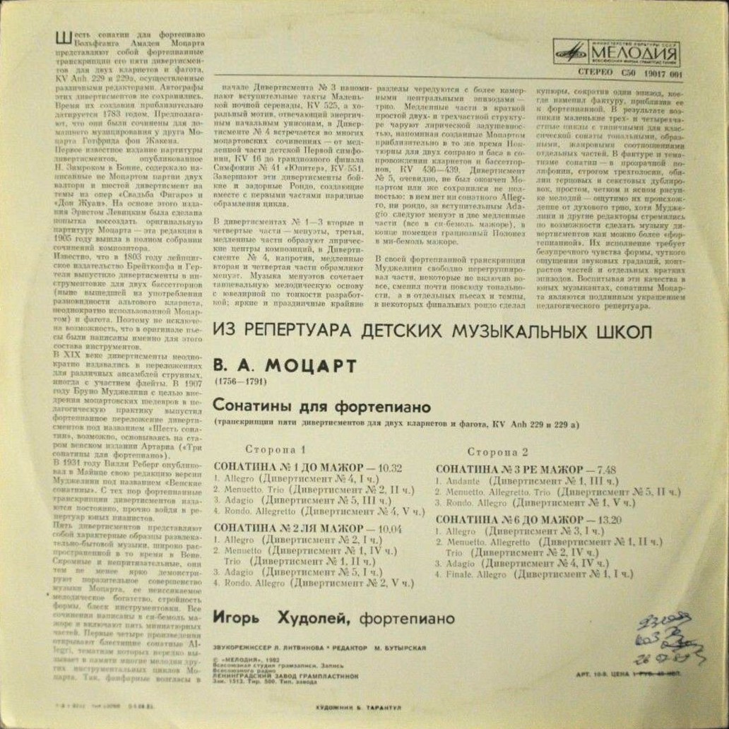 ИЗ РЕПЕРТУАРА ДЕТСКИХ МУЗЫКАЛЬНЫХ ШКОЛ.