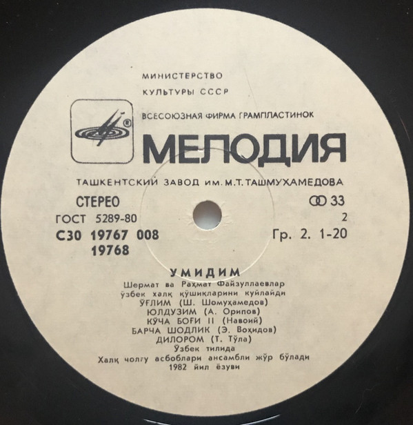 Шермат и Рахмат ФАЙЗУЛЛАЕВЫ. «Надежда»