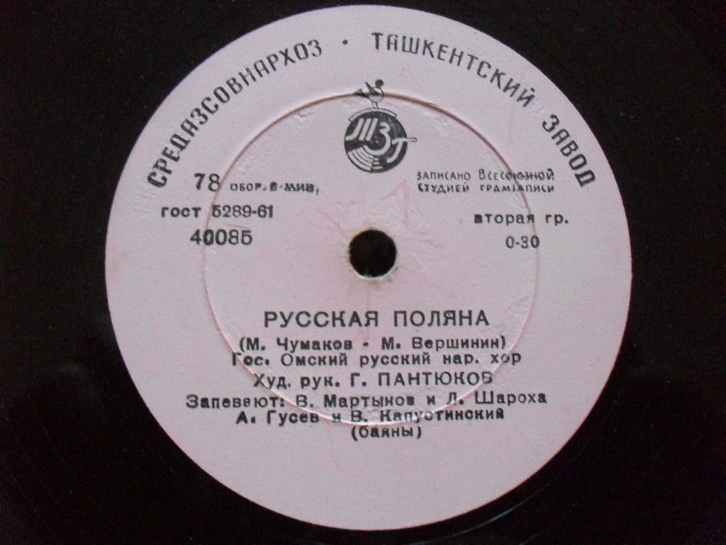 В. Мартынов и Л. Шароха - Русская поляна / Мужские страдания