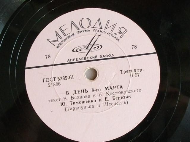 Ю. Тимошенко и Е. Березин - В день 8-го марта / Необходимая книга